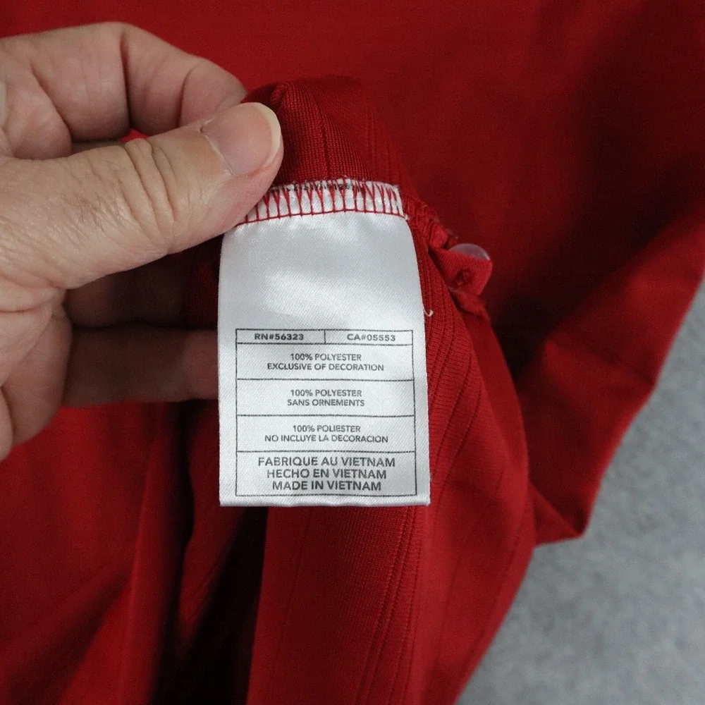 Nike Golf Polo Shirt Mens Medium Fit Dry Performance Golf Red Short‎ Sleeve
